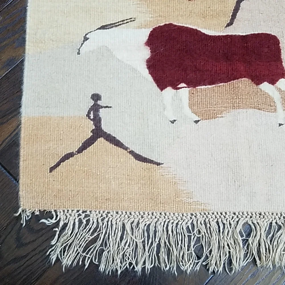 African woven wall hanging
